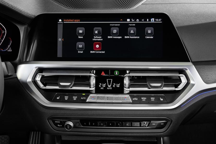 Детали интерьера BMW 320d Sport Line (G20) 2019 года  (WW) (фото 291 из 311)